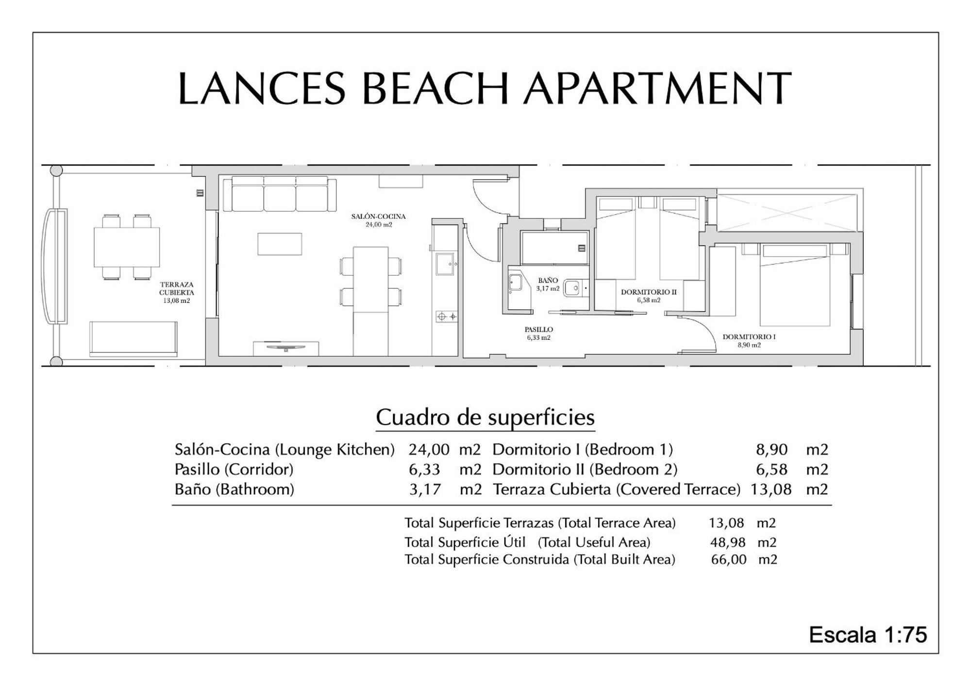 Lances Beach Penthouses Тарифа Экстерьер фото